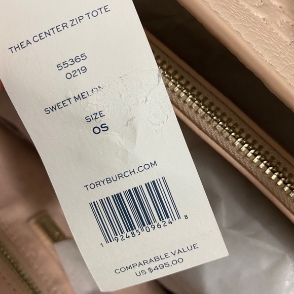 Black Friday sale ✨Tory Burch Thea center zipper leather tote bag - Picture 8 of 11